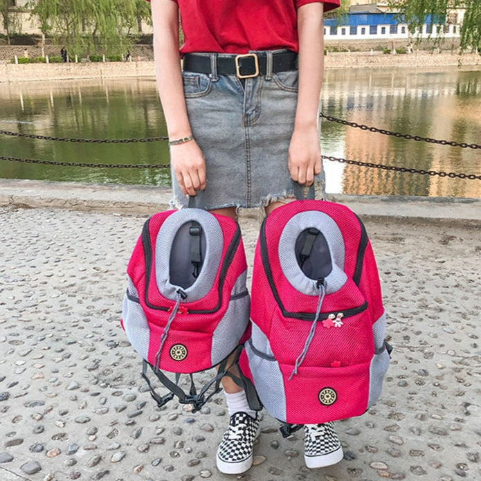 PetPack Breathable Dog Carrier Backpack for Small & Medium Dogs