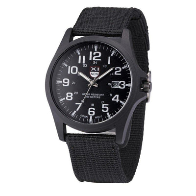 Military Wristwatch with Luminous Hands