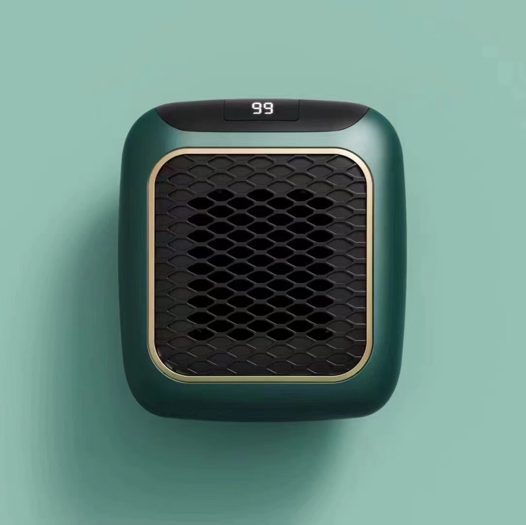 Electric Wall Heater with Remote Control, Mini Fan Heater