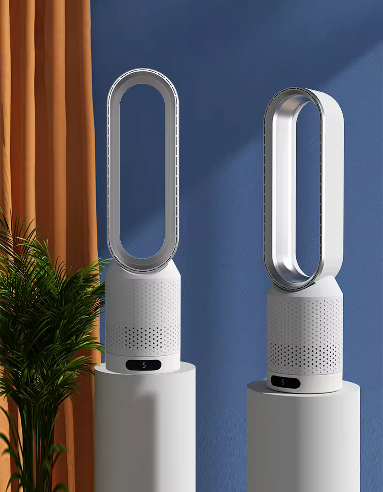 3-in-1 Bladeless Air Cooler with Purifier and Oscillation