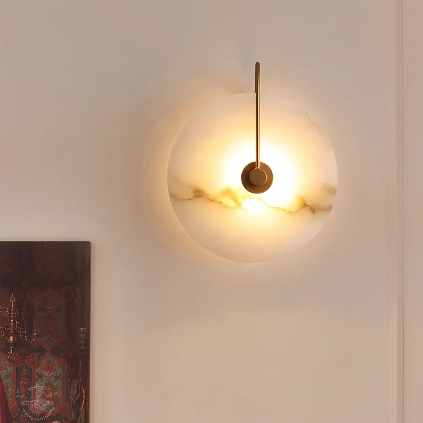 Alabaster LED Wall Lamp – Modern Ambient Lighting