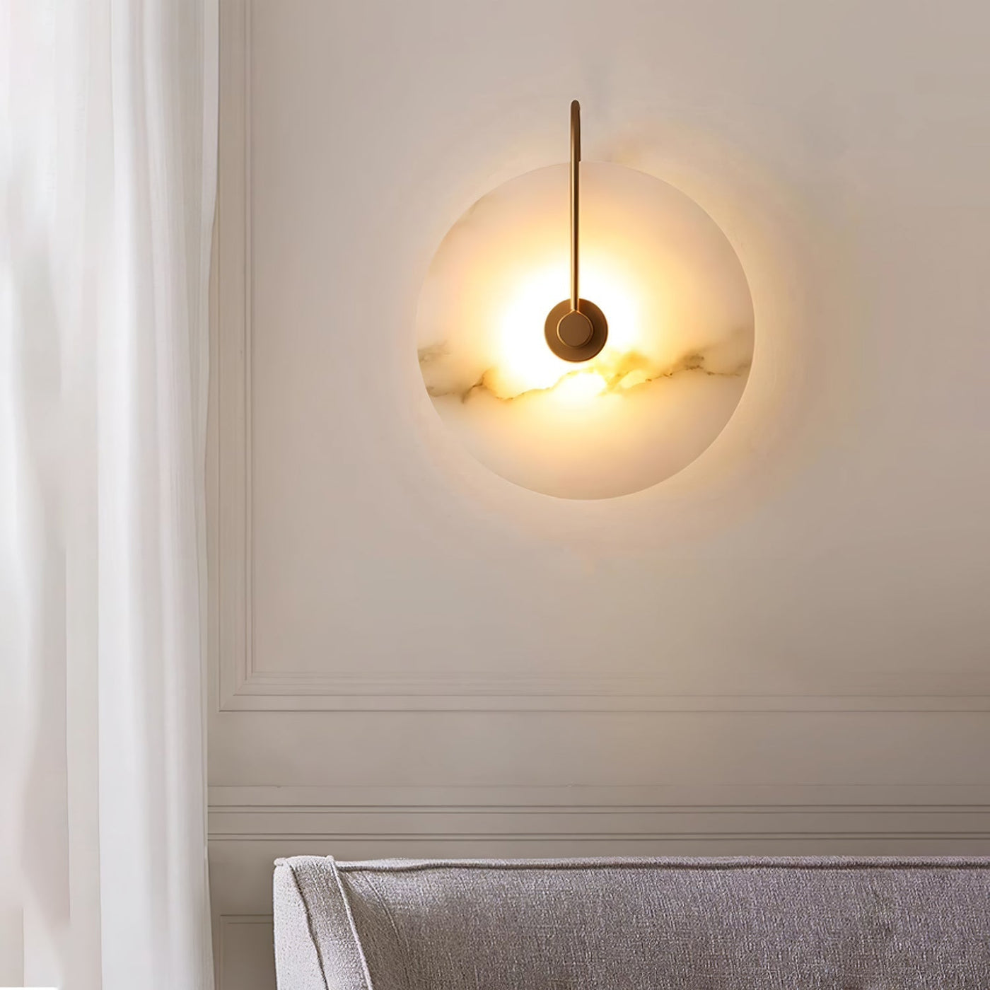 Alabaster LED Wall Lamp – Modern Ambient Lighting