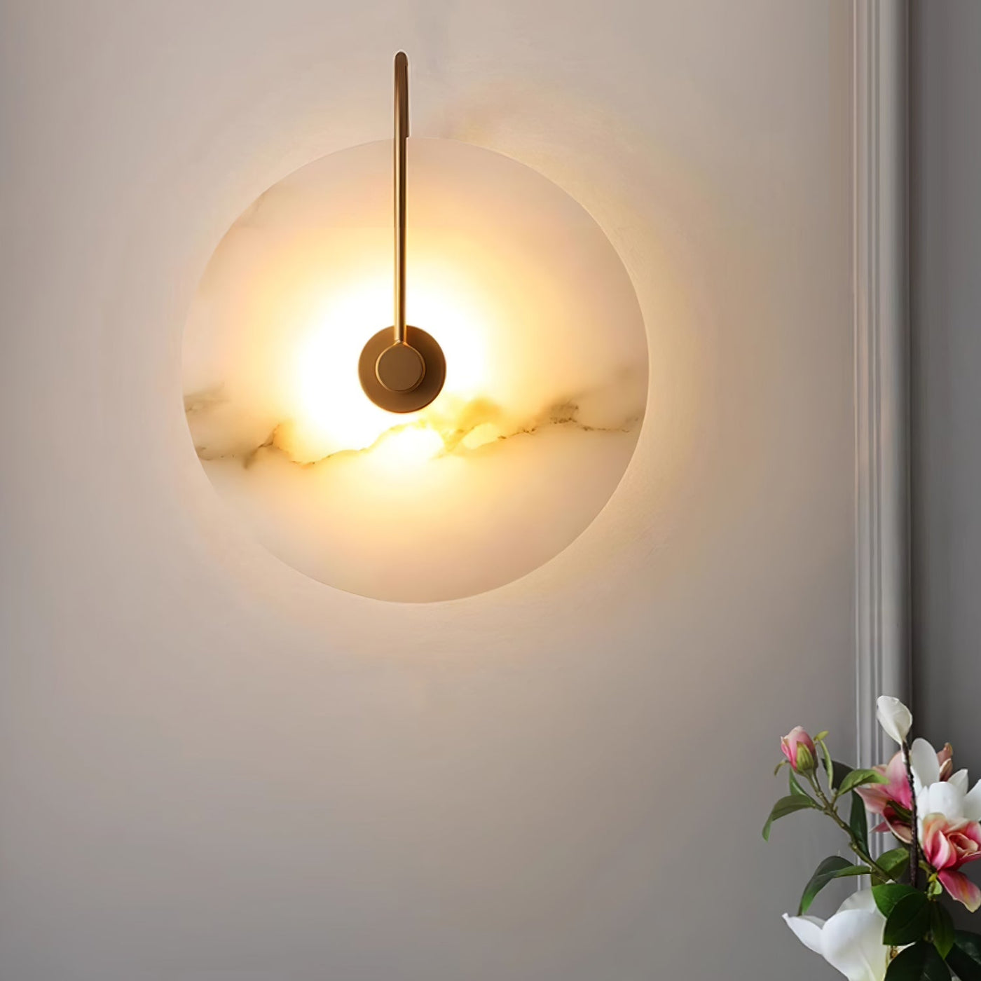 Alabaster LED Wall Lamp – Modern Ambient Lighting
