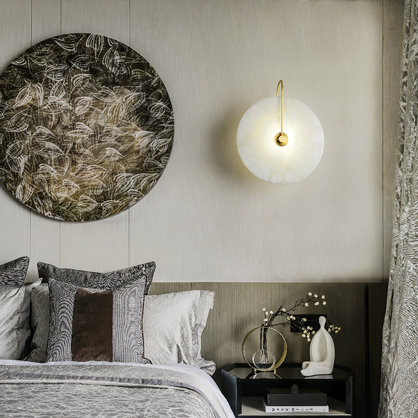 Alabaster LED Wall Lamp – Modern Ambient Lighting