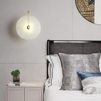 Alabaster LED Wall Lamp – Modern Ambient Lighting