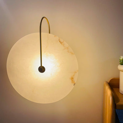 Alabaster LED Wall Lamp – Modern Ambient Lighting
