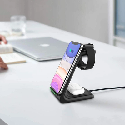 Allescharger 3-in-1 Wireless Charger – Apple & Samsung Devices