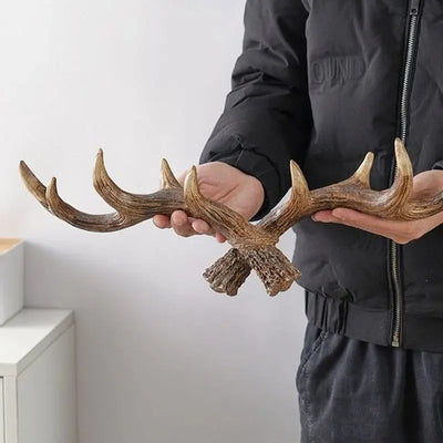 Vintage Antler Wall Hook Rustic Coat Rack