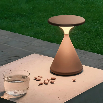 Hourglass Cordless LED Table Lamp with Touch Dimmer