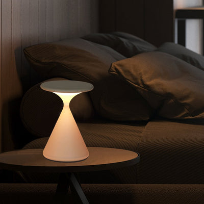 Hourglass Cordless LED Table Lamp with Touch Dimmer