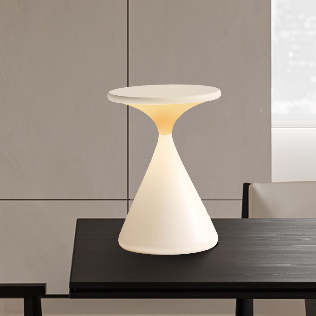 Hourglass Cordless LED Table Lamp with Touch Dimmer
