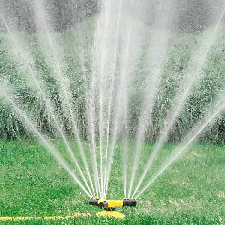 Rotating Lawn Sprinkler – 360° Adjustable Garden Watering