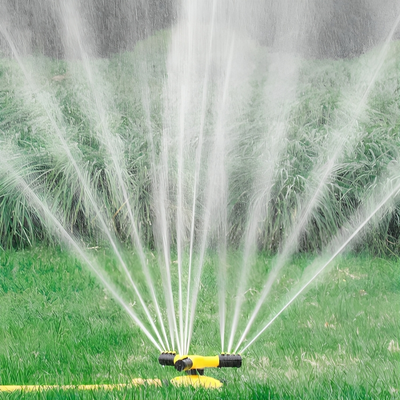 Rotating Lawn Sprinkler – 360° Adjustable Garden Watering