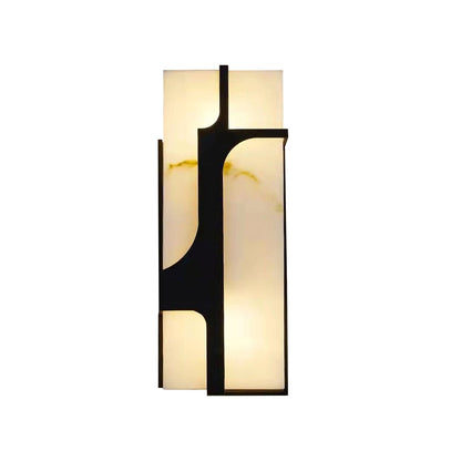 OpalGlow – Marble Art Deco Wall Lamp for a Chic Appeal