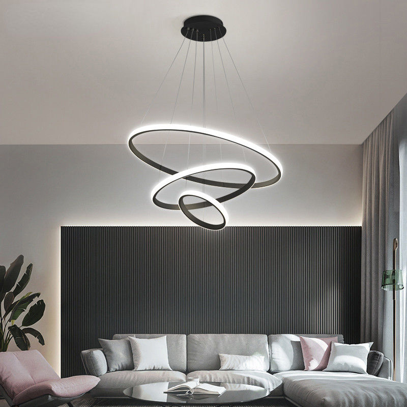 Adjustable LED Ring Ceiling Light – Modern Design