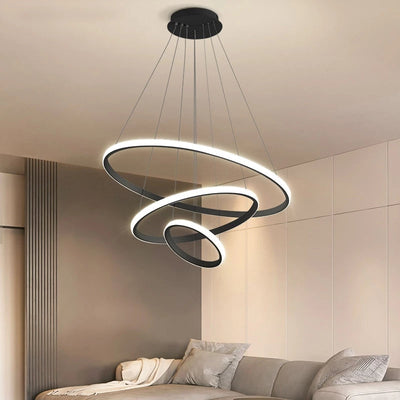 Adjustable LED Ring Ceiling Light – Modern Design