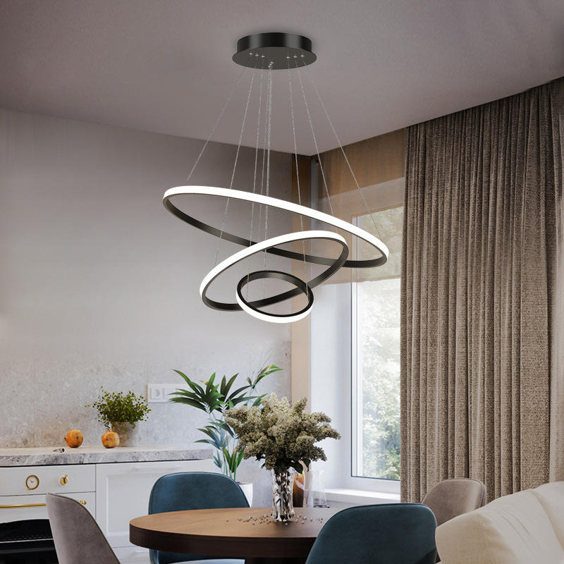 Adjustable LED Ring Ceiling Light – Modern Design
