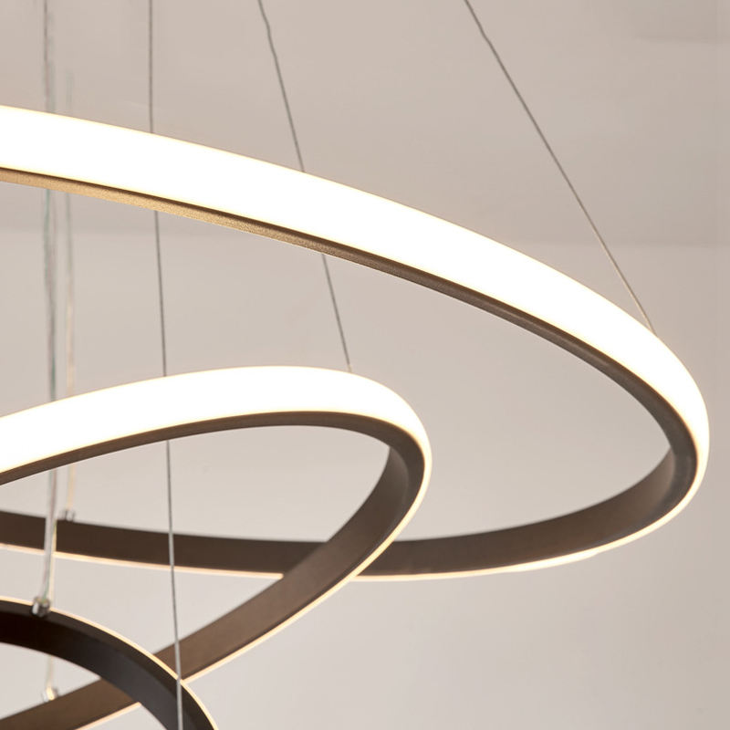 Adjustable LED Ring Ceiling Light – Modern Design