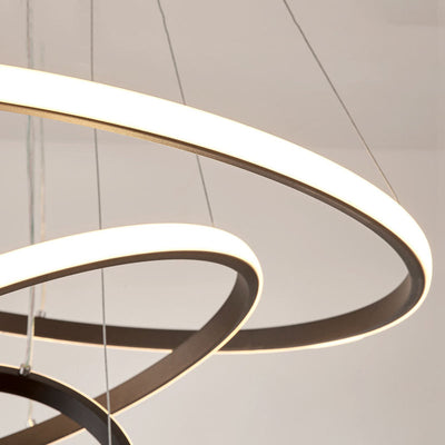 Adjustable LED Ring Ceiling Light – Modern Design