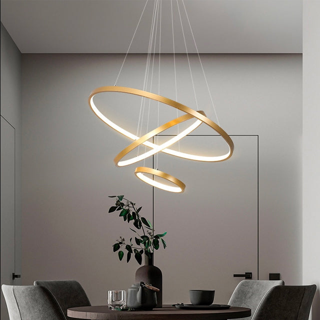 Adjustable LED Ring Ceiling Light – Modern Design