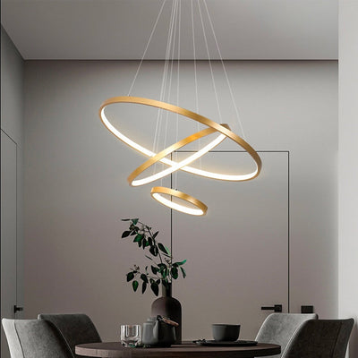 Adjustable LED Ring Ceiling Light – Modern Design