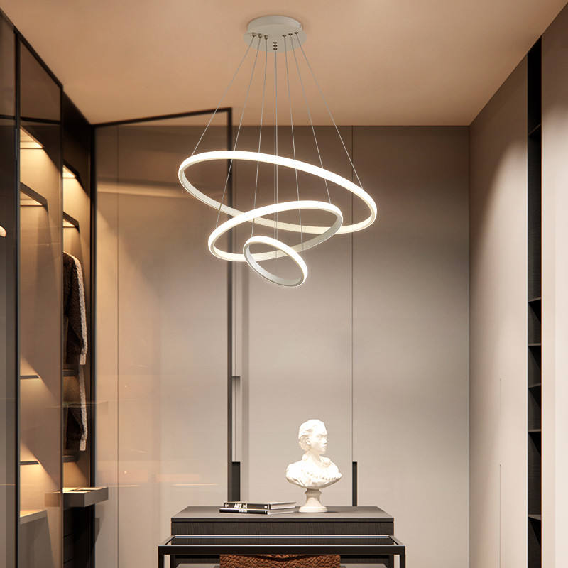 Adjustable LED Ring Ceiling Light – Modern Design