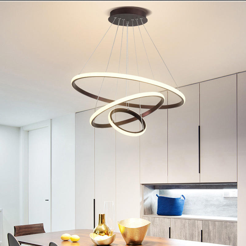 Adjustable LED Ring Ceiling Light – Modern Design