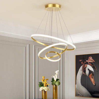Adjustable LED Ring Ceiling Light – Modern Design