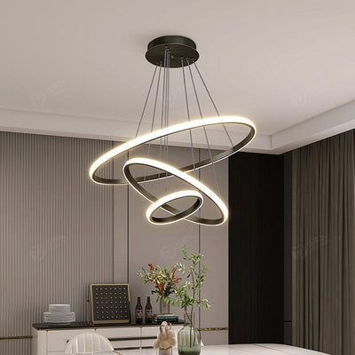 Adjustable LED Ring Ceiling Light – Modern Design