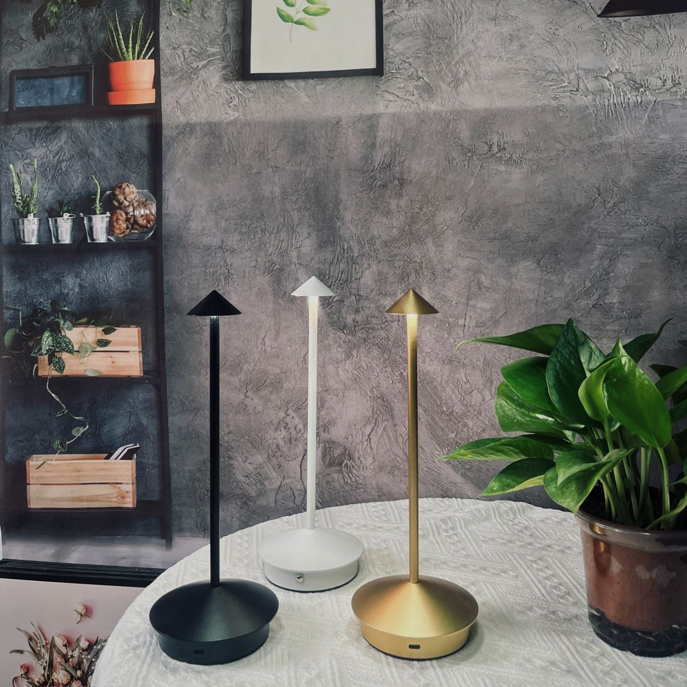 Cordless LED Table Lamp with Touch Control
