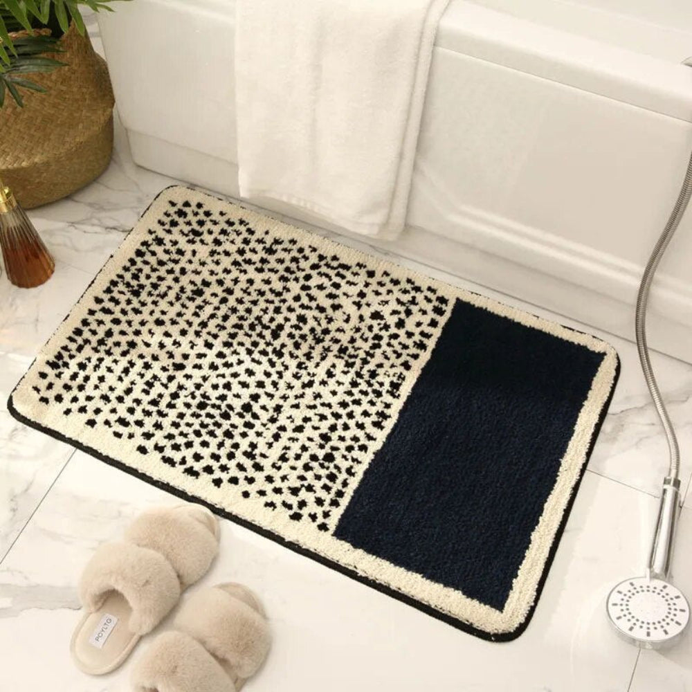 Abstract Non-Slip Bath Mat – Soft Luxury Design