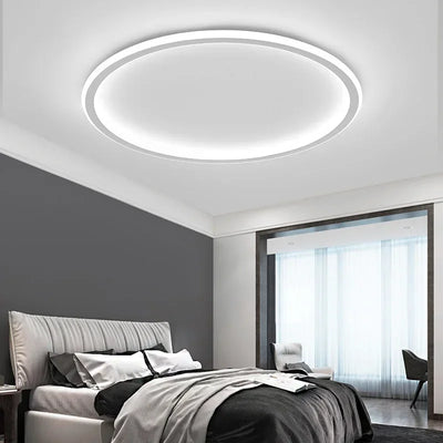 Scandinavian Round LED Ceiling Light for Cozy Interiors