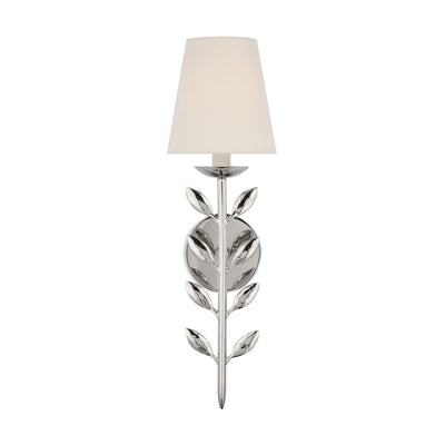 Evoque Gold Leaf Wall Sconce - Antique Brass