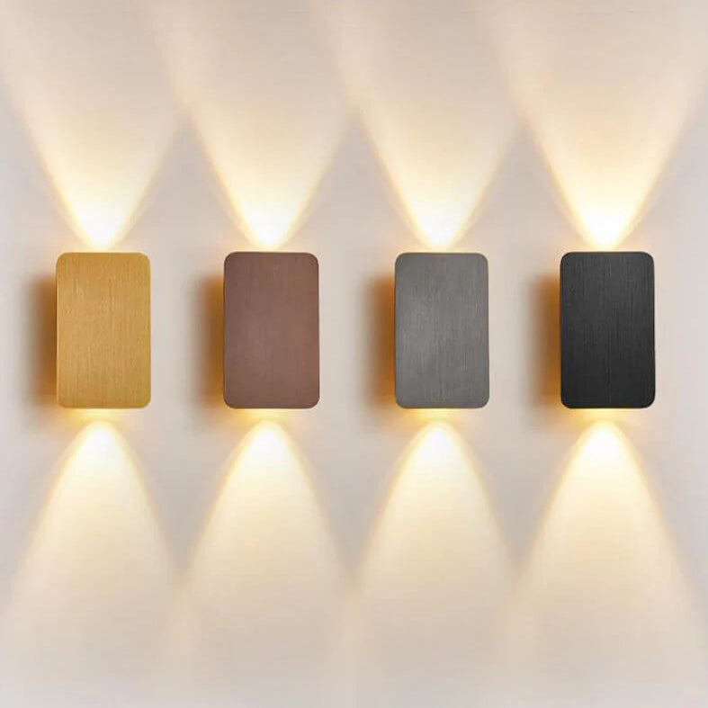 Nordic Minimalist Aluminum Rectangular LED Wall Sconce