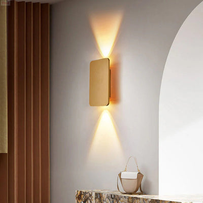 Nordic Minimalist Aluminum Rectangular LED Wall Sconce