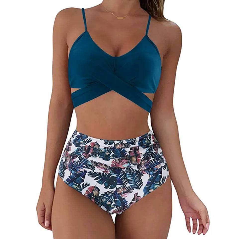 Belle High Waisted Bikini – Colorful Women’s Swimwear Set