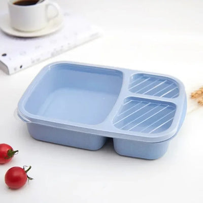 Wheat Fiber Bento Lunch Box | Microwave-Safe Leak-Proof – For School  On the Go