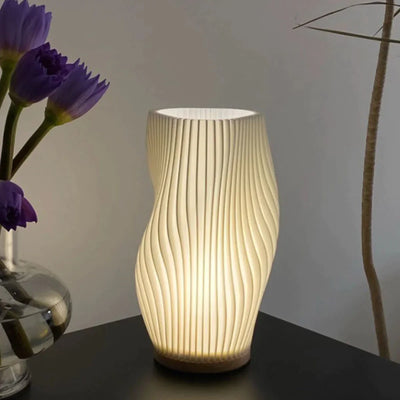 Wavecrest Lamp – Sleek USB-Powered Dimmable Table Lamp