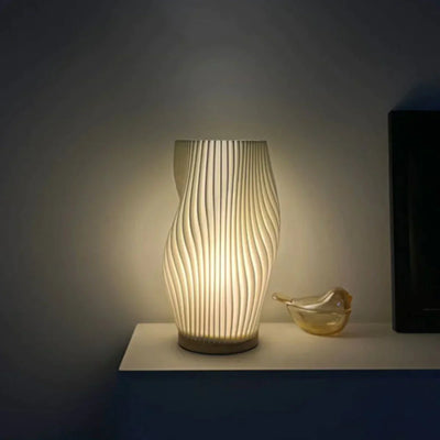 Wavecrest Lamp – Sleek USB-Powered Dimmable Table Lamp