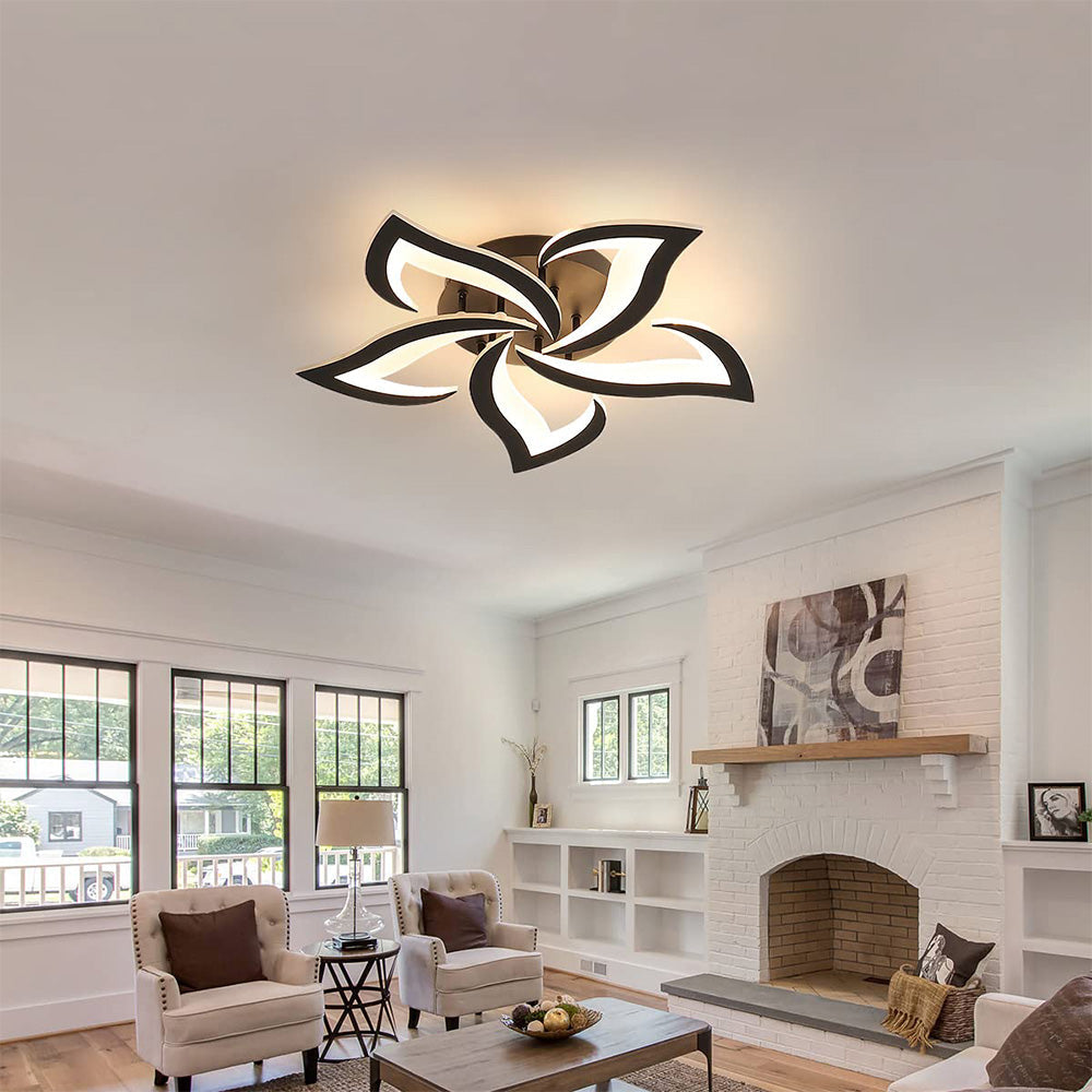 Modern Flower-Shaped LED Ceiling Light for Home Décor