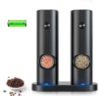 GrindPro – Electric Pepper & Salt Grinder with LED