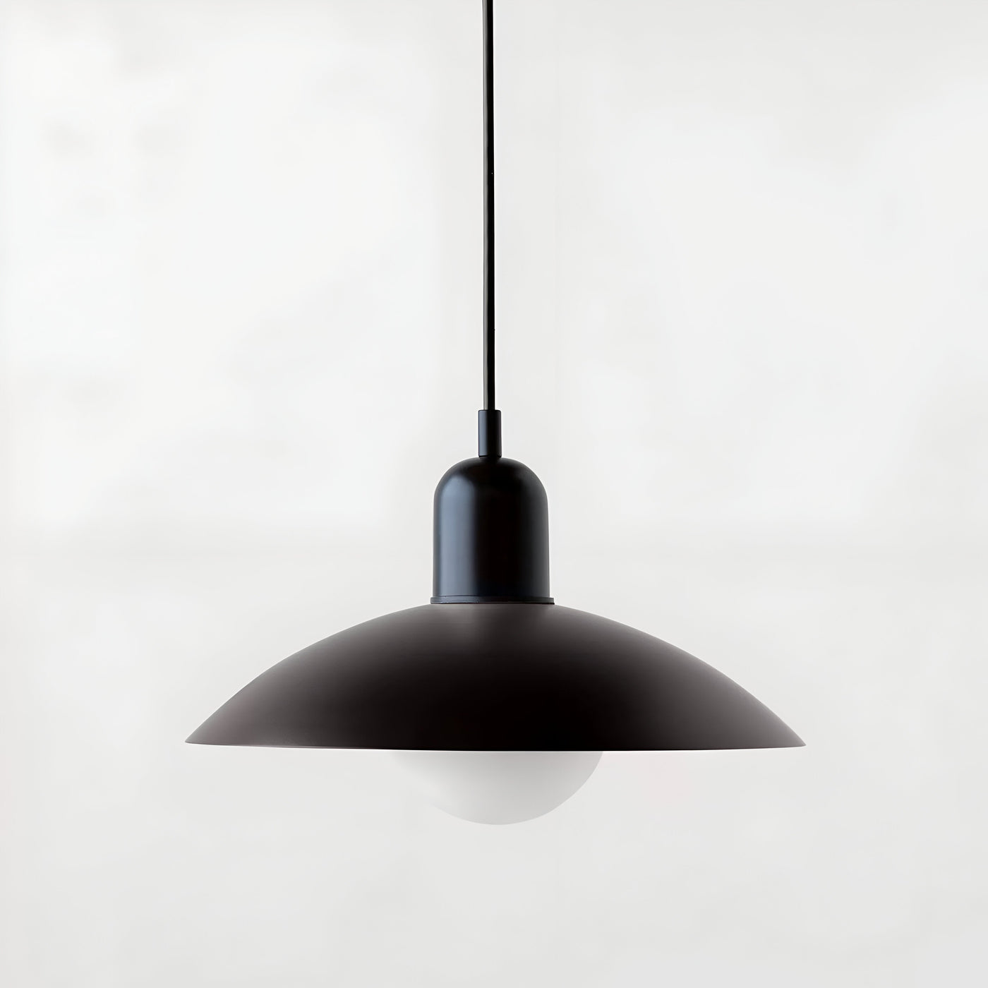 Modern Macaron Bauhaus Pendant Light – Iron Shade