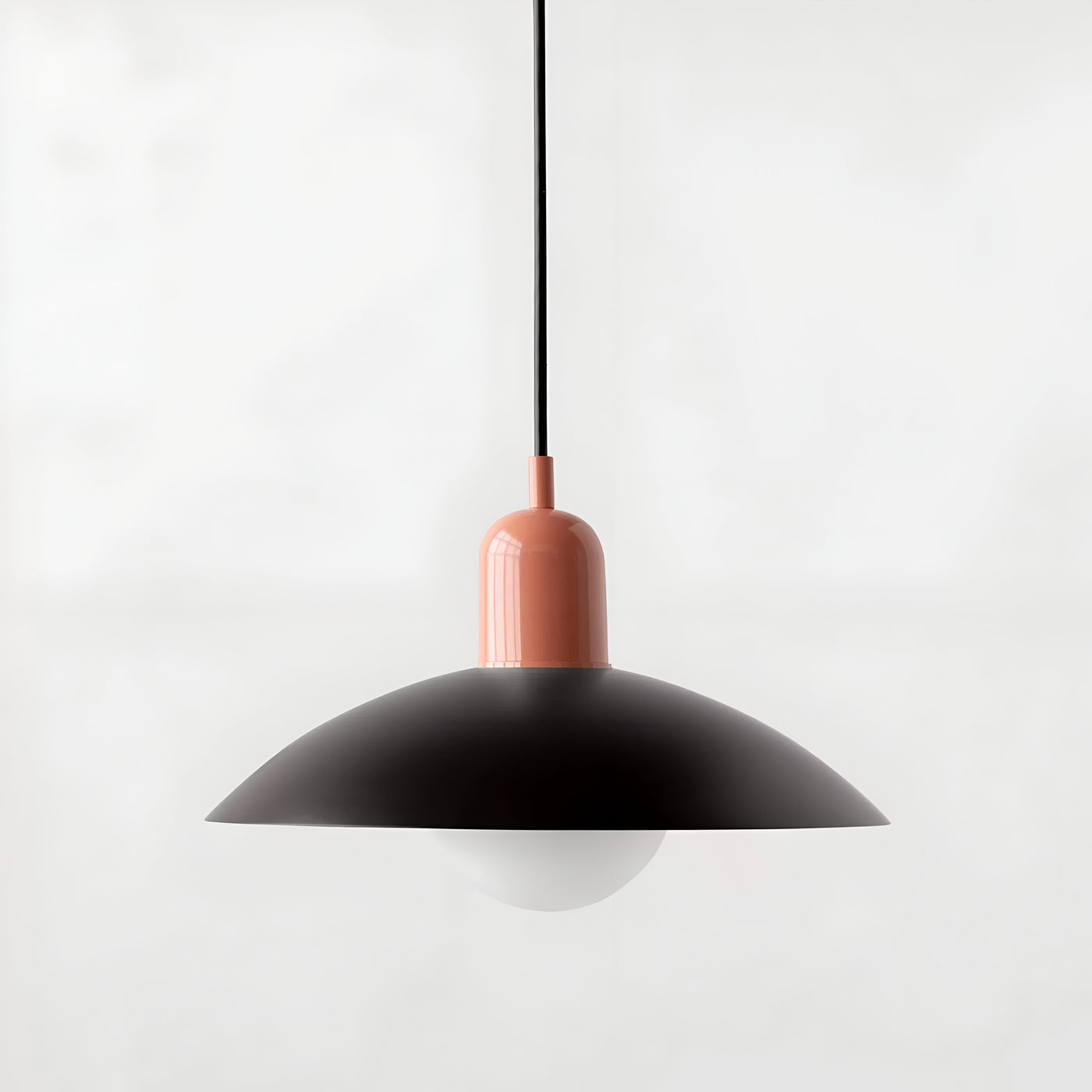 Modern Macaron Bauhaus Pendant Light – Iron Shade