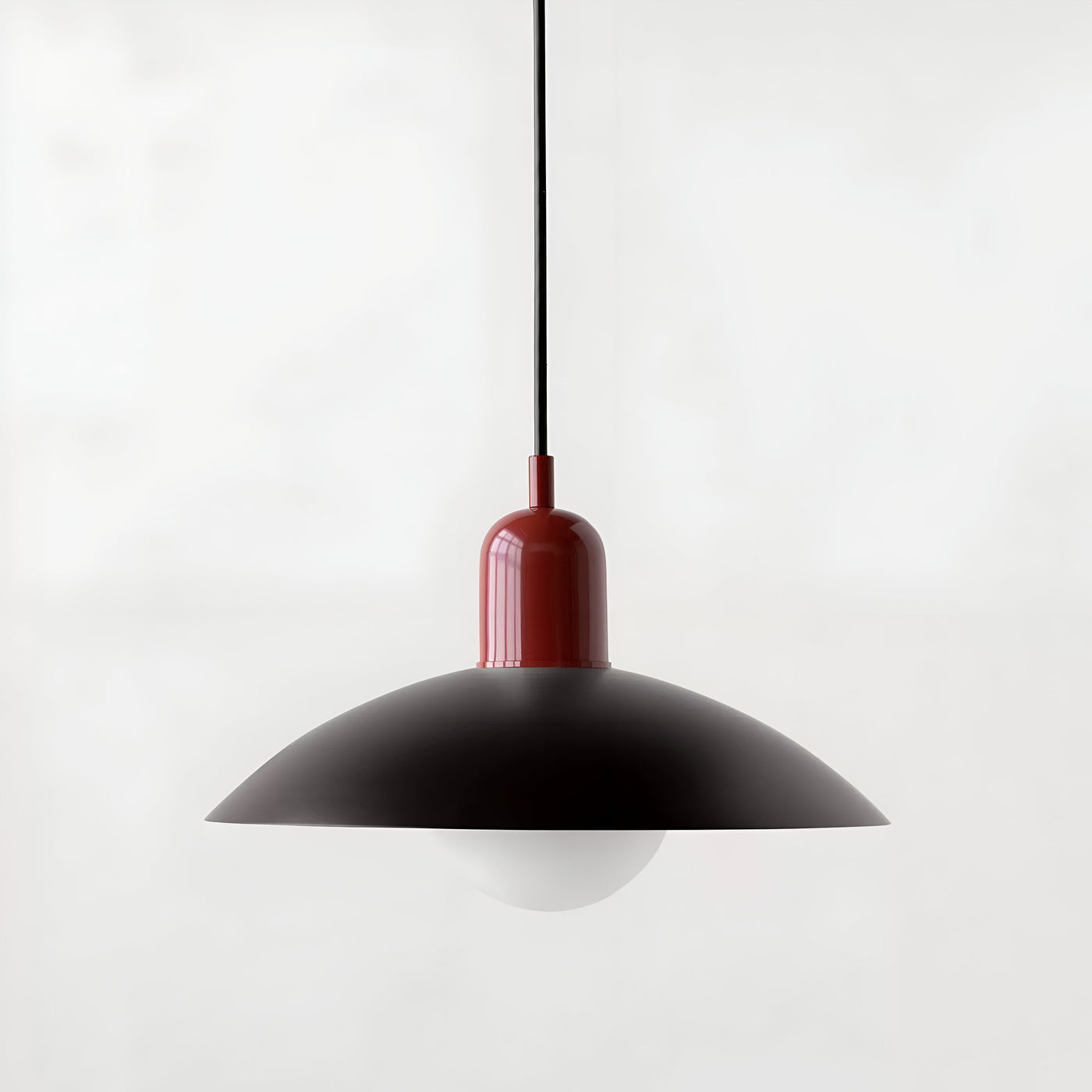 Modern Macaron Bauhaus Pendant Light – Iron Shade