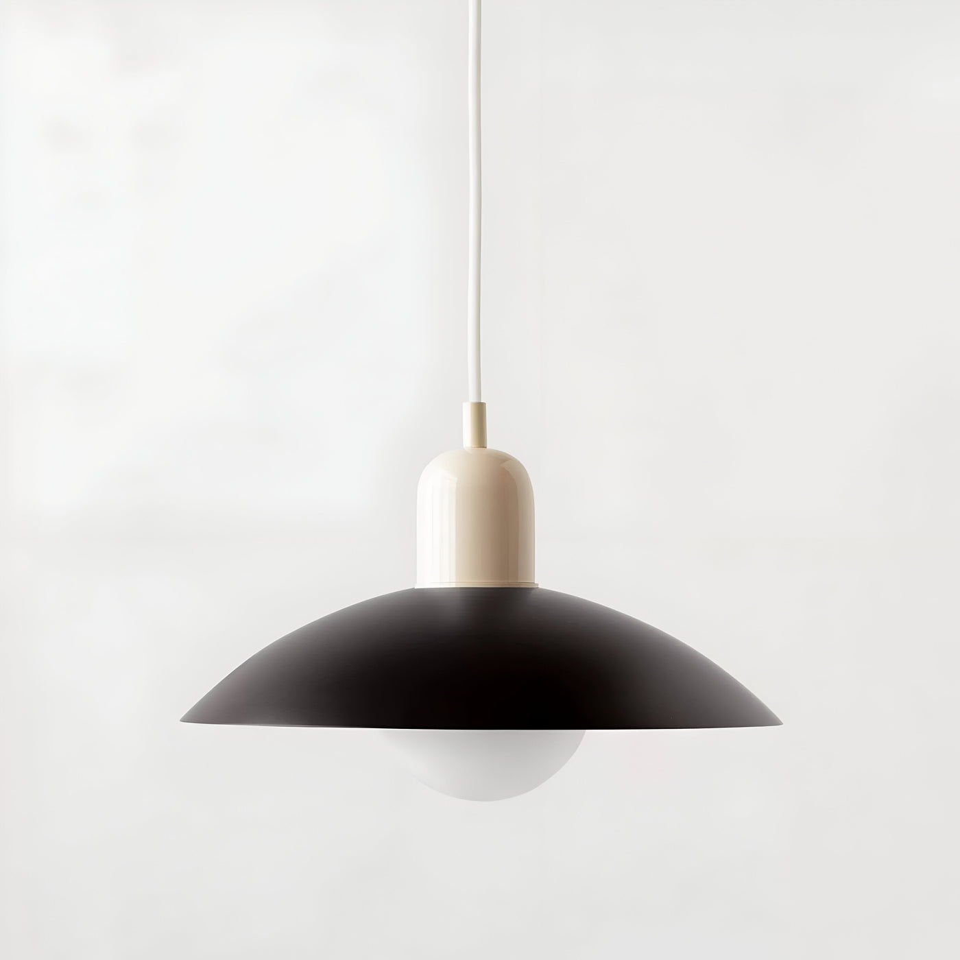 Modern Macaron Bauhaus Pendant Light – Iron Shade