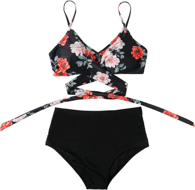 Belle High Waisted Bikini – Colorful Women’s Swimwear Set