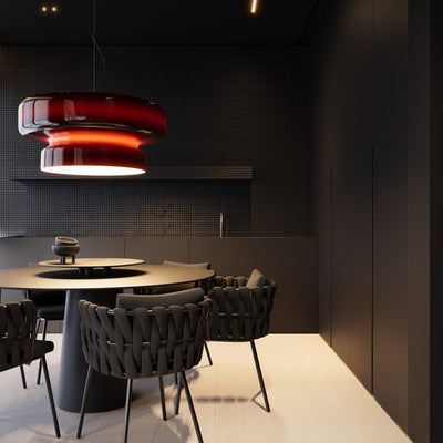 Bohemia Glass LED Pendant Light 45cm