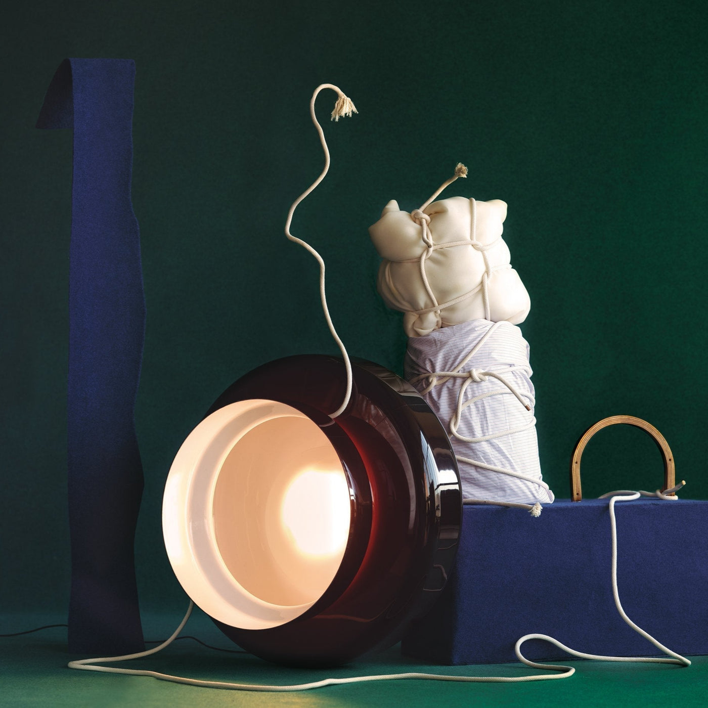 Bohemia Glass LED Pendant Light 45cm