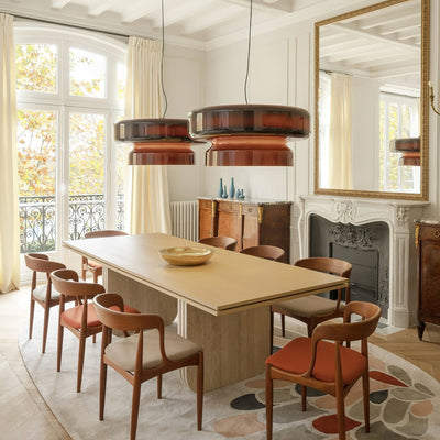 Bohemia Glass LED Pendant Light 45cm