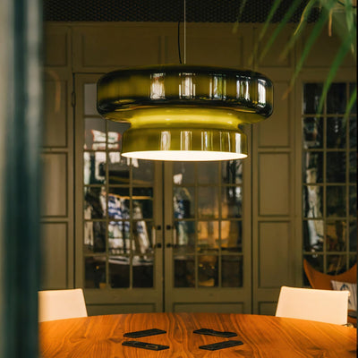 Bohemia Glass LED Pendant Light 45cm